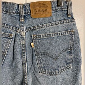 Vintage 80’s March of 1985 Levi’s 631 Orange & White Tag High Rise Straight Leg